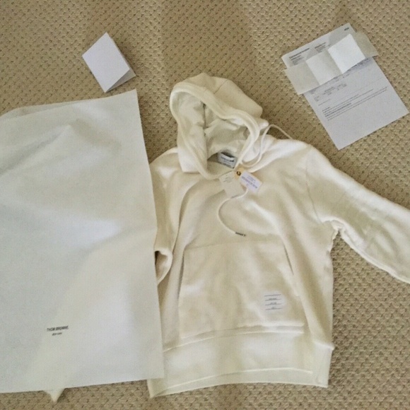 Thom Browne Honeycomb Pique 4-Bar Hoodie - $900 Re - Picture 7 of 7